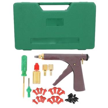 Imagem de Luqeeg Kit de Reparo de Furos Em Pneus Sem Câmara de Ar, Excelente Kit de Reparo de Pneus de Vedação Com Tampões de Cogumelo Evita Vazamento de Ar para Motocicletas, Caminhões, ATVs,