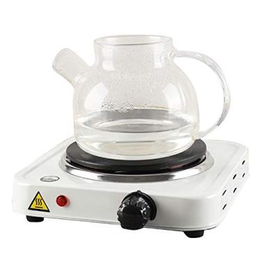 Imagem de Fogão Elétrico de Indução 1000w com Queimador Quente Controle Automático Temperatura 5 Marchas Portátil Compacto e Leve