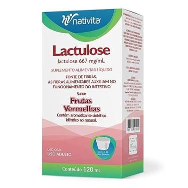 Imagem de Lactulose 667mg/ml Sabor Frutas Vermelhas Com 120ml Frutas Vermelhas