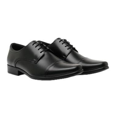 Imagem de Sapato Social Masculino Bico Fino Estilo Italiano Elegante (Preto, BR, Adulto, Numérico, 40)