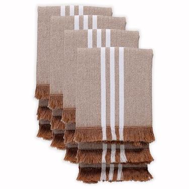 Imagem de Softopia Cotton Toalhas de prato listradas pré-lavadas, pacote com 12, 40 x 66 cm, toalhas de secagem rápida para cozinha, conjunto de panos de lavagem duráveis, reutilizáveis e absorventes, tecido