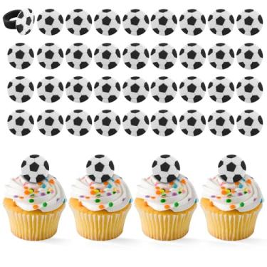 Imagem de Toppers de cupcake esportivos (futebol)