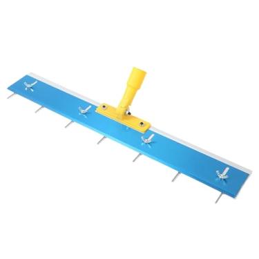 Imagem de FLCPJGV Espátula para epóxi, ferramenta para nivelamento de pisos de cimento, espátula autonivelante substituível, espalhador de epóxi para pisos e paredes de, Pino Plano