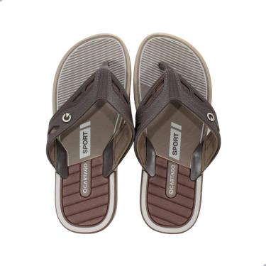 Imagem de Chinelo Masculino Cartago 12158 Dallas Bege/Marrom/Bronze