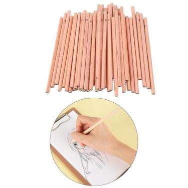 Imagem de Generic Conjunto de Lápis de Escrita de Grafite HB 2B, Lápis Preto Ecologicamente Correto para Papelaria de Estudante, 50 Peças (Triângulo 2B)