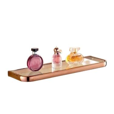 Imagem de Toalheiro de latão ouro rosa para pendurar varões de bar prateleira de banheiro escova de vaso sanitário suporte de papel acessórios organizador de ferragens de banheiro, suportes de escova de vaso