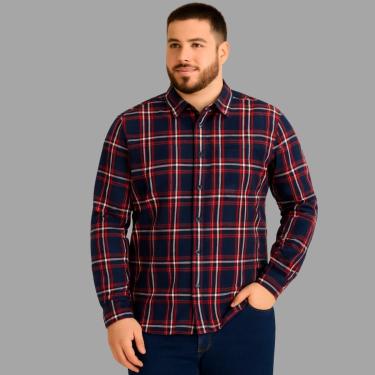 Imagem de Camisa Masculina Xadrez Manga Longa Sem Bolso – Hering-Masculino