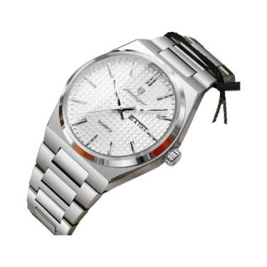 Imagem de Relógio De Pulso Masculino À Prova d'Água Luminosa Em Aço Inoxidável Q