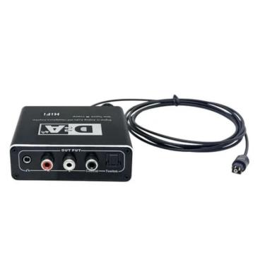 Imagem de Conversor Òptica P/ Saída P2 Fone + Cabo Óptico Top