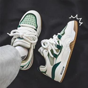 Imagem de Tênis Masculino Durável Para Skate, Respirável, Confortável, Moderno, 