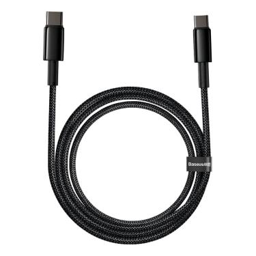 Imagem de Cabo Tipo C Para Tipo C Baseus Tungsten Gold 100w 1m