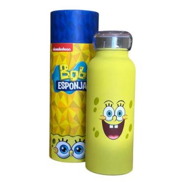 Imagem de Garrafa Inox Bubble Bob Esponja 500ml - ZonaCriativa