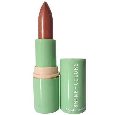 Imagem de Batom Brilho e Sabor Pêssego FPS 15 Shine Colors Abelha Rainha 3,7g