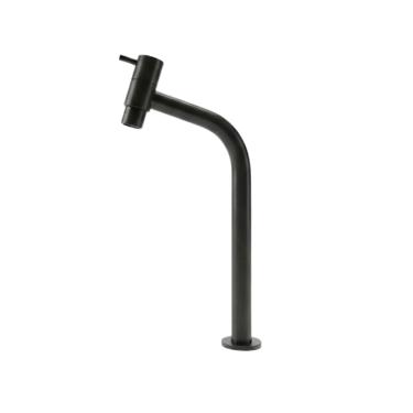 Imagem de Torneira Banheiro Domum 194107 Premium Preta Inox Monocomando Bancada