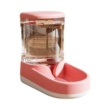 Imagem de Alimentador Pet automático elétrico sem inserir, cão e gato bebendo fl