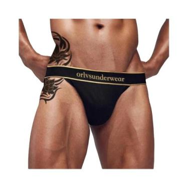 Imagem de Cuecas Triangulares Masculinas De Algodão Respirável Antibacterianas C