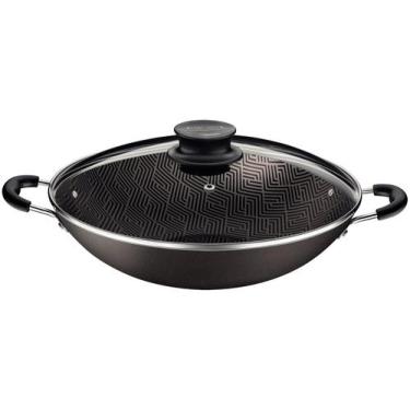 Imagem de Wok Tramontina Paris 32cm 4,4L - Chumbo, Chumbo, 32cm