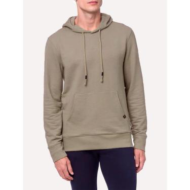 Imagem de Moletom Calvin Klein Jeans Masculino Hoodie Cargo Caqui Médio-Masculino