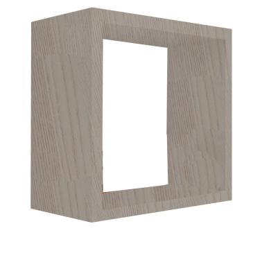 Imagem de Nicho Decorativo [F031] 25x25x15CM MDF com Montagem Simples para Organização em Ambient...
