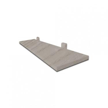 Imagem de Prateleira Simples [F031] 80x15CM MDF com Suporte para Organização de Ambientes Amadeirado