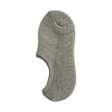 Imagem de Meia Sapatilha Invisível Mescla Basic+ com Silicone Confortável