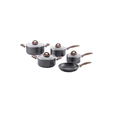 Imagem de Jogo de Panelas Brinox Antiaderente Ceramic Life 5 Peças Smart Plus co