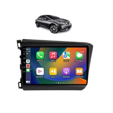 Imagem de Kit Multimídia Civic G9 2015 / 2016 Android 9 Pol 2/32Gb Carplay Wi-Fi