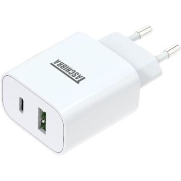 Imagem de Carregador Turbo Para Eletrônicos, Usb-c e Usb-a, Bivolt, 20 W, Pd20-a