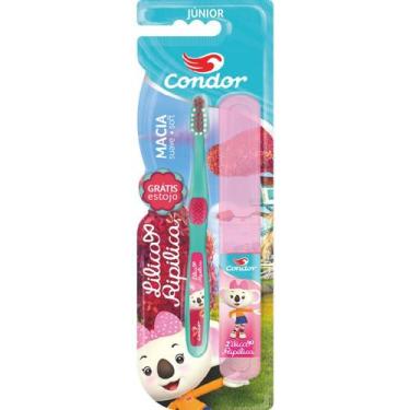 Imagem de Escova Dental Júnior Lilica Cerdas Macias Condor 1 Unidade