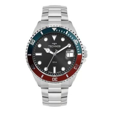 Imagem de Relógio Technos Masculino Acqua Prata 2415DZ/1P
