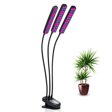 Imagem de Lampada de Cultivo Planta Luminaria LED Luz Ultravioleta UV Temporizador Horta Esrtufa...