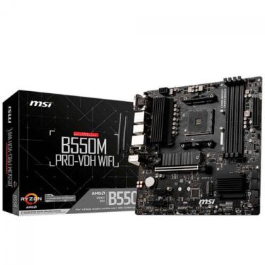 Imagem de Placa mae msi b550m pro-vdh wifi - amd ryzen am4 - ddr4 - matx - vga/h