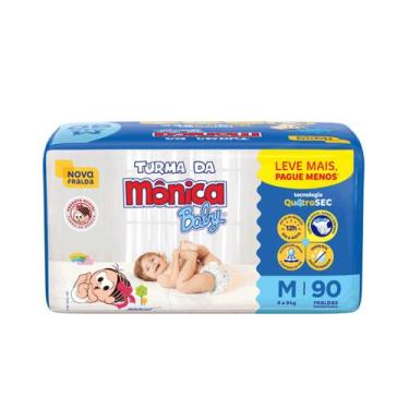 Imagem de Fralda da Monica Baby tamanho M 90 unidades Ontex