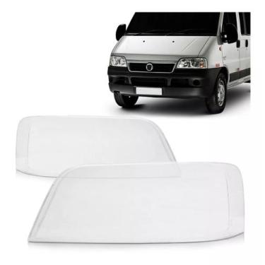 Imagem de Par Lente Farol Fiat Ducato 2005 2006 2007 a 2013 2014 2015 - bbs