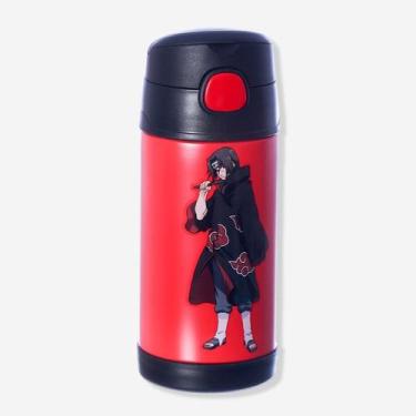 Imagem de Garrafa infantil click com canudo akatsuki naruto - Naruto Shippuden