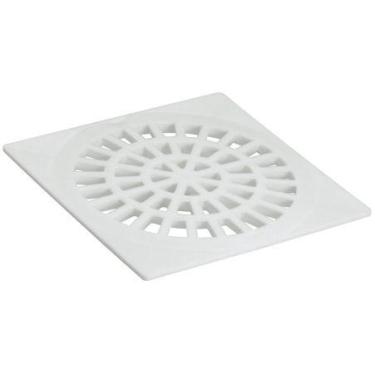 Imagem de Kit c/ 10PC Grelha Plastica 150mm Aluminio N16 Quadrada 90052 - Amanco