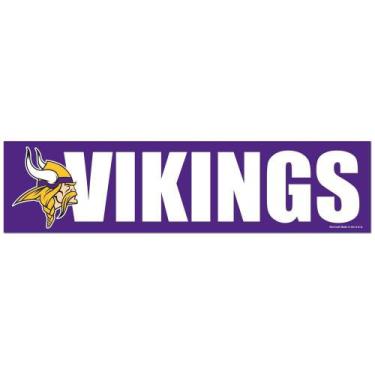 Imagem de Adesivo Faixa Bumper Strip 30x7,5 Minnesota Vikings - Wincraft