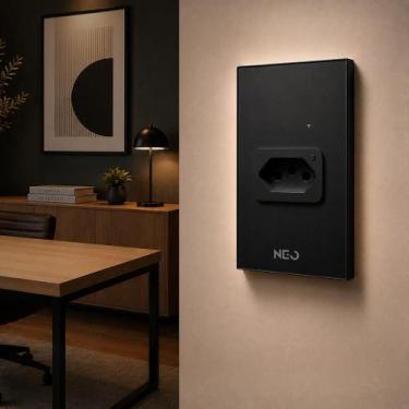 Imagem de Tomada Inteligente Smart Zigbee 20A 110v/220v Bivolt Preto Cod: 291990