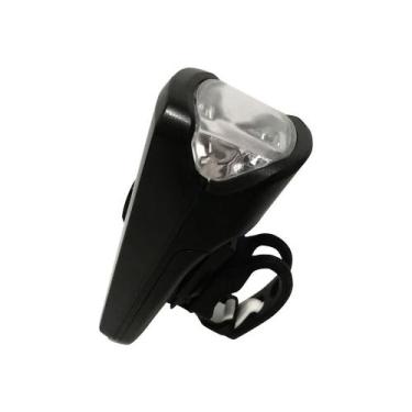Imagem de Lanterna Cabeça Segurança Ciclista Bike Pedal Noturno Preta - Vitali M