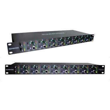 Imagem de Amplificador De Fone Soundvoice Power 8 Com 8 Vias Estéreo P