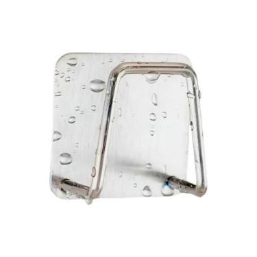 Imagem de Kit 3 Suporte Gancho P/ Esponja Bucha Pia Aço Inox Cozinha - Genérica