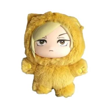 Imagem de Brinquedo De Pelúcia Gato Jujutsu Kaisen Preto, Caixa Surpresa Com 6 P