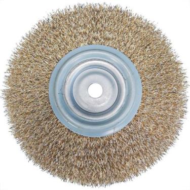Imagem de Escova De Aco Circular Mil Kits Aco Latonado 6'' X 3/4''X1/2'' - Cm41