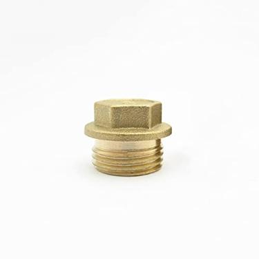 Imagem de 1/8 '1/4' 3/8 '1/2' 3/4 '1' BSP Rosca Macho Fêmea de Latão Tampão da Extremidade do Cotovelo Adaptador de Conector de Adaptador de Tubo em T, 3/8 "