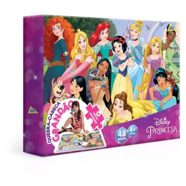 Imagem de Princesas - Quebra-cabeça Grandão - 48 peças - Toyster Brinquedos