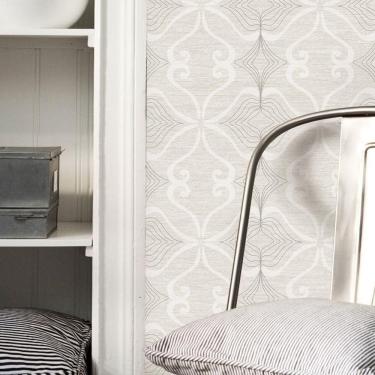Imagem de Papel De Parede Lavável Simplicity Areia Arabesco 053x10m
