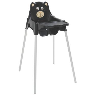 Imagem de Cadeira Refeição Tramontina Teddy Alta Preto