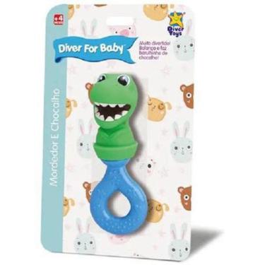 Imagem de Mordedor Chocalho Dino Diver For Baby 8173 - Diver Toys