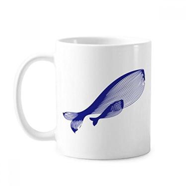 Imagem de Ocean The Blue Whale Caneca Enorme Cerâmica Café Porcelana Utensílios de Mesa