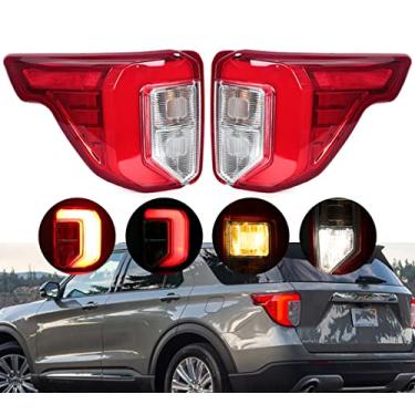 Imagem de JESYMBX Para Ford Explorer 2020-2022 LED conjunto de lâmpada traseira de automóvel lâmpada de freio de estacionamento peças de automóvel lado do passageiro direito LB5Z13404G